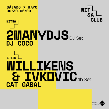 Cat Gabal, 2many djs, Willikens & Ivkovic [at] Nitsa 07/05/22